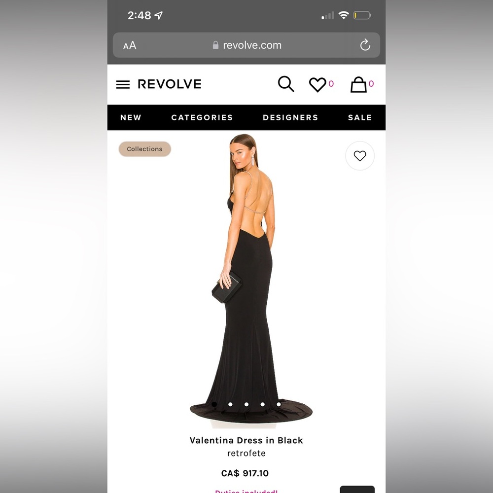 BRAND NEW Retrofete Valentina Dress